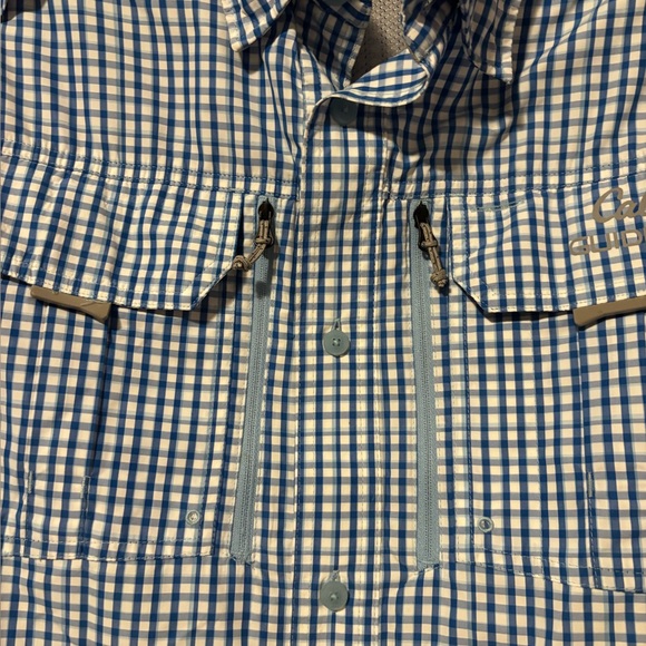 Cabela's | Blue and White Plaid Shirt | Size Large - Picture 5 of 8
